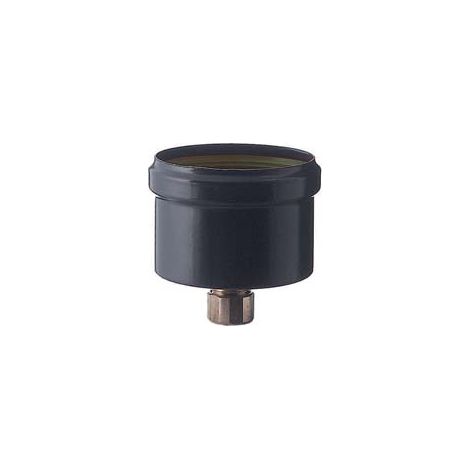 TAPPO SCARICO CONDENSA PER STUFE A PELLET NERO OPACO  ø cm.8, mm.1,2    SAVE