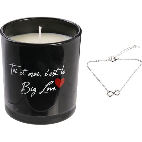 Bougie parfumée MALAGA + bracelet surprise (1/2)