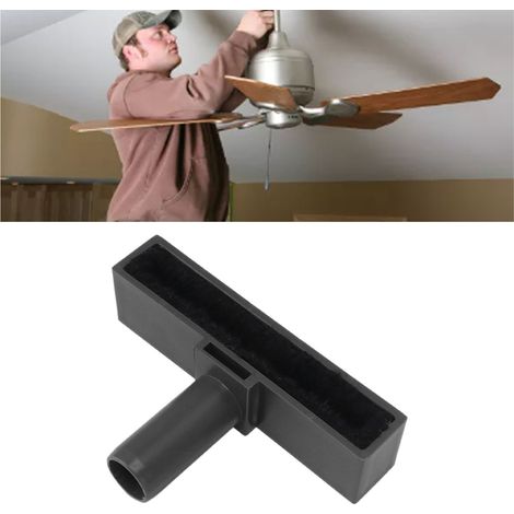 Brosse de nettoyage pour ventilateur de plafond domestique, brosse pour enlever la poussière des pales de ventilateur, outil de nettoyage des pales de ventilateur de plafond, accessoire pour aspirateu (1/5)