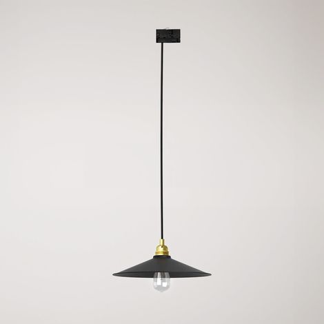 Creative Cables - Candeeiro suspenso com abajur Swing para calhas - lâmpada incluída