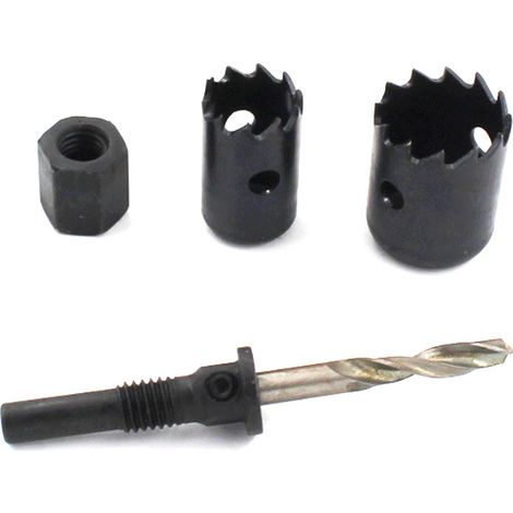 4 Pcs Black Metal Hole Opener Woodwork Drilling Tool 16mm/21mm (1/5)
