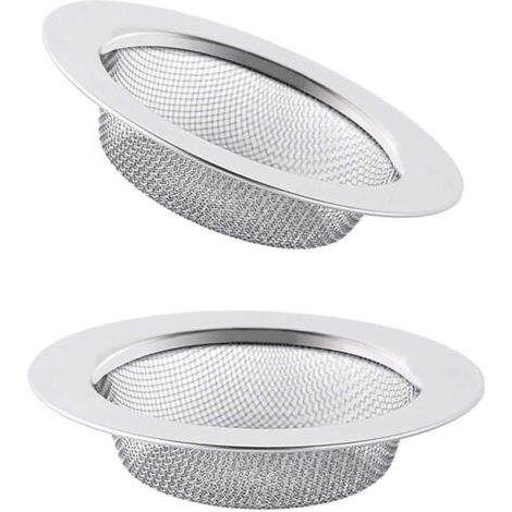 2 Pièces,Bouchon Evier Cuisine,Filtre Evier,Bonde Evier Cuisine,Filtre Evier Cuisine,Passoire Evier Cuisine,Grille Evier Cuisine,Bouchon Evier,Bonde Evier,Acier Inoxydable,7.8cm (1/4)