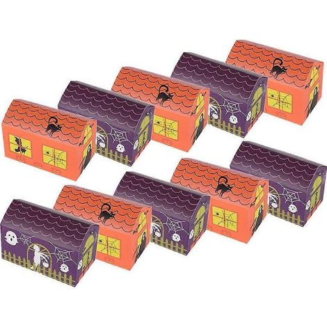Boîte cadeau d'Halloween pour le rangement, 20 porte-bonbons de couleurs assorties (1/5)