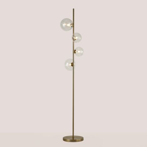 Stehlampe mit Glaskugeln "STAND" - 4 x G9 (1/5)