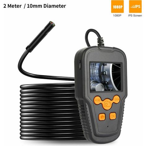 Endoscope portatile HD 1080p 2,4" - Sonda 8mm IP68 - LED integrata - Lunghezza 2m - Perfetto per uso domestico e industriale (1/3)