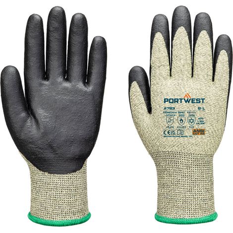 Guanto Arc Grip 13° Livello 3 - Taglia S - Verde/nero - Portwest