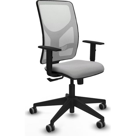Chaise de bureau piqueras y crespo Motilla gris clair bois (1/2)