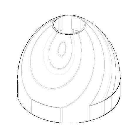 Dornbracht Haube für Seitenteil Ersatzteile 092102068 55x45mm chrom