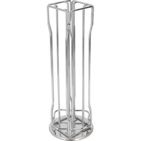 Support à capsules de café rotatif à 360° avec base épaisse antidérapante en fer forgé, compatible avec Vertuoline 20 capsules (argenté). (1/5)