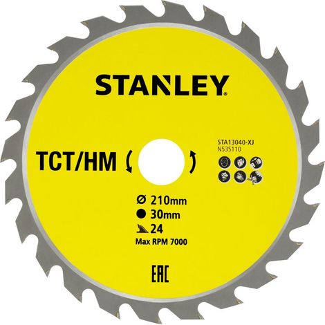 Stanley STA13040-XJ hoja de sierra circular 21 cm 1 pieza(s) (1/5)
