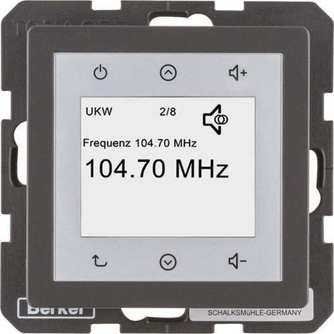 Berker Q.X RADIO DAB+/BT ANT SAMT / BERKER 30846086 TOUCH RADIO 30846086