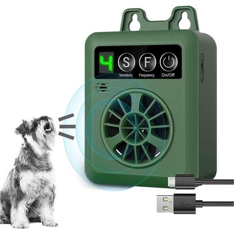 Dispositif anti-aboiements - DUOKON - Rechargeable - Ultrasons - Sécurisé - Étanche (1/4)