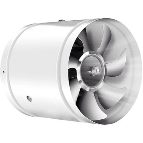 Ventilateur d'extraction unidirectionnel, mini ventilateur d'extraction, diamètre 95 mm, longueur 73 mm, blanc (1/4)