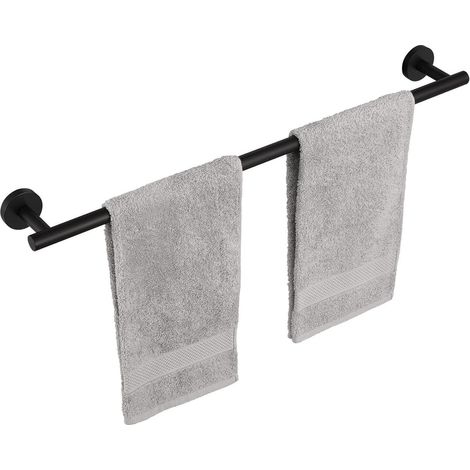 Handtuchhalter Handtuchstange Edelstahl SUS304 65 CM Schwarz (1/5)