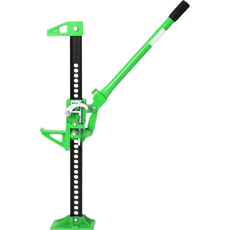 Cric Hi-Lift agricole 3 t (7000 lb) à cliquet manuel robuste - Acier - Hauteur de levage 13 à 64,5 cm - Pour 4x4/SUV/camion/tracteur - 33" (84 cm), vert, non démontable (MR8057) (1/5)