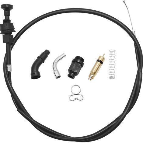 Câble de starter de carburateur de remplacement pour Honda TRX350 Rancher 350 (2000-2006), compatible avec les références 17950-HN0-A12 et 16046-HM5-730, et incluant un kit de soupape de starter à pis (1/5)