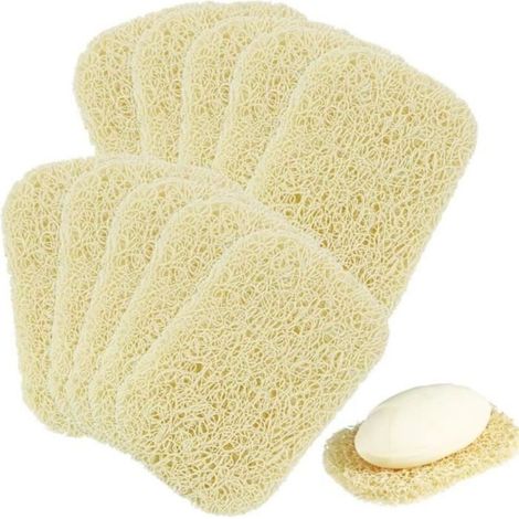 Support pour Savon en PVC,Porte Savon Antidérapant,Support de Savon Accessoire,Cuttable soap box,pour Cuisine Salle de Bain,10pcs (1/4)
