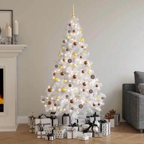Künstlicher Weihnachtsbaum Beleuchtung Kugeln 180cm 620 Zweige (1/5)