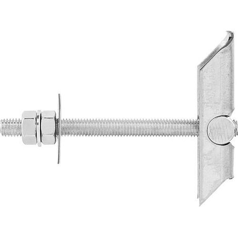 Chevilles à bascule Spagat Pro M8 – Pour support creux – Charge maximale élevée – Lot de 10 pièces – Logement de fixation universel – TOX