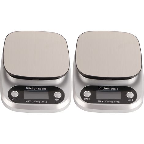 Präzise elektronische Küchenwaage (10 kg/1 g), kompaktes Digitaldisplay für Backen und Kochen zu Hause (1/5)