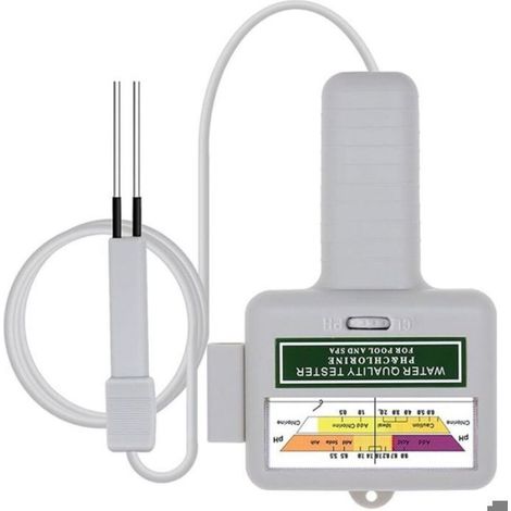 Testeur De Piscine - pH Et Chlore Numérique - Écran LED Grand Format - Portable Compact - 1 Pièce (1/5)