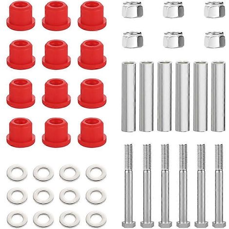 Kit de bagues de ressort et écrou de vis arrière pour voiturette de golf EZGO TXT / Medalist à essence (modèles 1994 et suivants) : 70289-G02, 70289G01, 70291G02 (1/5)