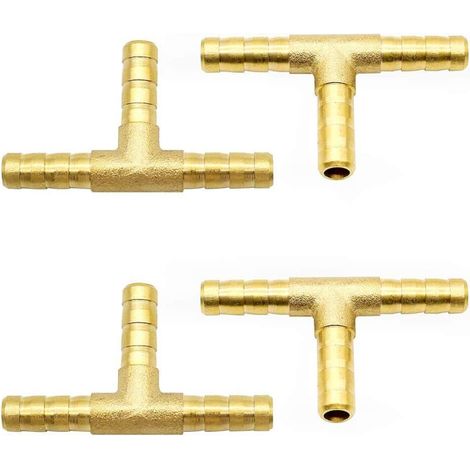 4 pièces de té de type T pagode Φ10 raccords de tuyauterie de matériaux de construction pour l'amélioration de l'habitat (1/3)