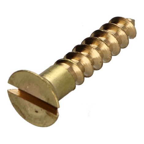 Vis bois Laiton Tête fraisée Fendue 3X10 microvis-200 pièces