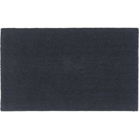 Zerbino tufted interno esterno 90 x 150 cm antiscivolo grigio scuro in fibra di cocco 020046173
