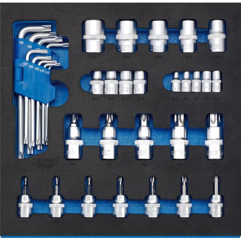 Draper 35-Piece Screwdriver Insert Bits and TX-STAR® Keys Set with EVA Drawer Tray (Model 63512) (1/5)