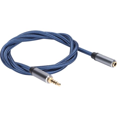 Câble d'extension audio 3.5mm pour téléphone portable et tablette, 1 mètre, connecteur mâle-femelle (1/5)