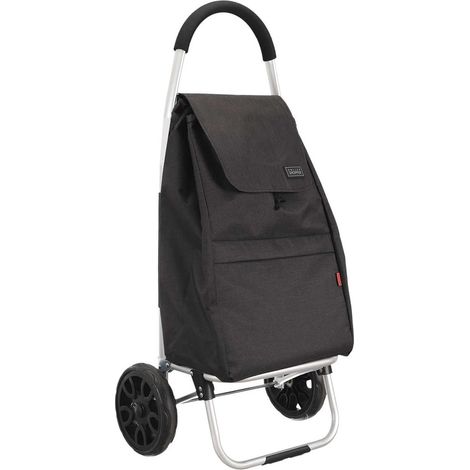 Chariot Shopping en Tissu Résistant Noir (1/5)