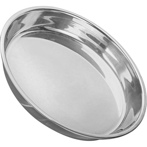 Ronde Acier Inoxydable Extra paisse Plateau Alimentaire pour (1/5)