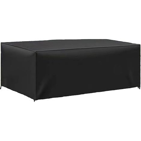 Garden Table Cover 180 x 110 x 70cm, Weatherproof and Tear-Resistant 420D Oxford Tarpaulin Protective Cover for Garden Furniture (1/5)