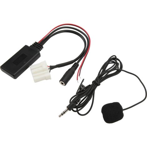 Autoradio Bluetooth avec câble audio prolongé et micro intégré, remplacement compatible Mazda 2, 3, 5, 6, 8 (2006 et versions ultérieures) (1/5)