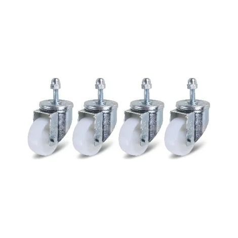Beta 3026/R 1,0 Ruote girevoli di ricambio per sollevatore idraulico 4 Pz.