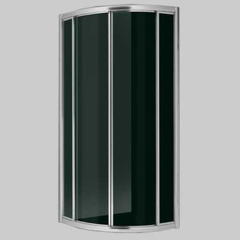 BOX DOCCIA ASIMMETRICO P. CROMO - 67,5-70x87,5-90 Trasparente