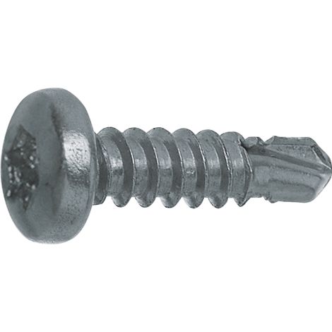 Bohrschrauben mit Linsenkopf 4.2x 19 TX20 verzinkt Linsenbohrschrauben DIN7504N - 1000 Stück - 1000 Stück