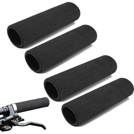 Set da 4 coperture per manopole in spugna universali per manubrio, comode, antivibranti, per manopola del manubrio, accessorio morbido per manubrio di moto, mountain bike, bicicletta (1/5)