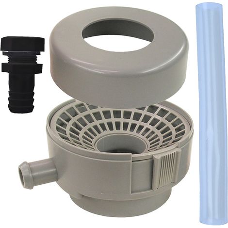 Robinet de cuve de récupération d'eau – Filetage sortie 1" – Configuration raccord carré 75 mm – Pour récupérateur d'eau gris Ø70-80-100 – Bellijardin