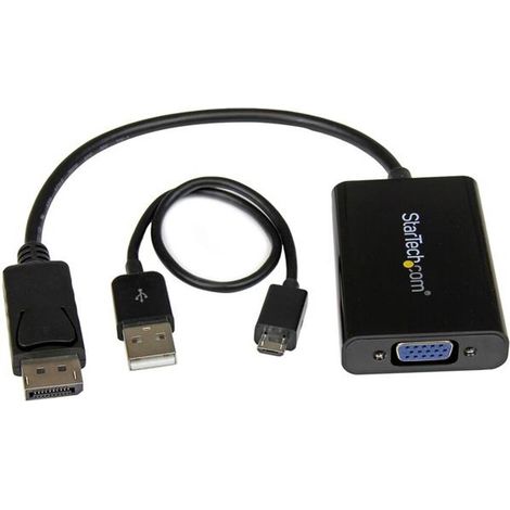 Startechcom DP2VGAA adaptador DisplayPort a VGA negro (1/3)