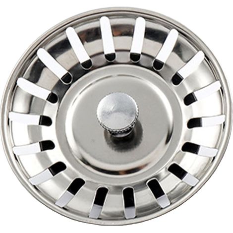 Filter Pour Evier - Filtre De Drain - Acier Inoxydable - 75 mm - Pour Cuisine Et Salle De Bain - 1 Pièce