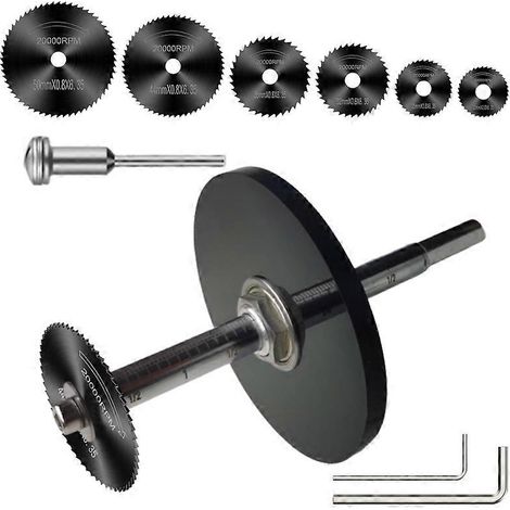Coupe-tubes intérieur pour tuyaux PVC, kit d'outils de coupe avec échelle graduée - jauge de profondeur réglable, 6 lames noires (1/5)