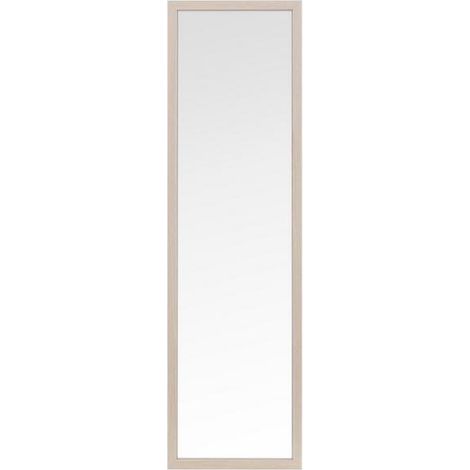 Specchio Appendiporta o Parete Axelle Natur 30 x 115 cm