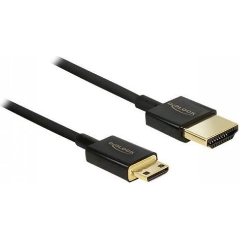 Câble HDMI - 2 M - Triple Blindage - Avec Canal Ethernet - Pour Mini HDMI Vers HDMI-A