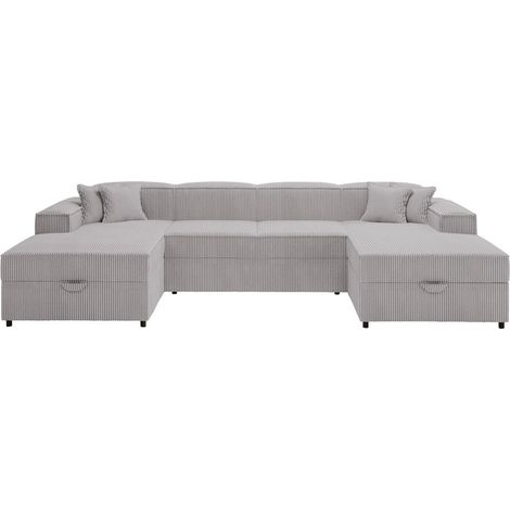 Sofá rinconero Clovis 115, Poso 110, Función de descanso, Almacenaje, 320x166x79cm, 0 (1/5)