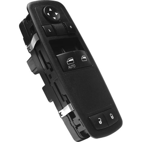 Interrupteur de lève-vitre 04602627AG, compatible avec les modèles Dodge et Chrysler 2008-2011, commande les vitres électriques, facile à utiliser et améliore l'expérience de conduite.