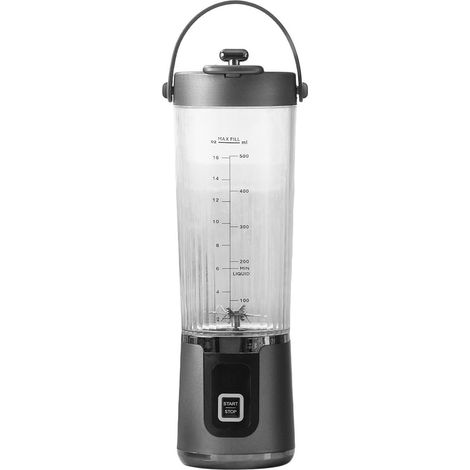 Mixeur personnel Tasse mixeur rechargeable USB avec écran LED  Mixeurs de taille personnelle pour Cuisine Plage Pique-nique Camping Maison Shakes Jus Café Aliments (1/5)