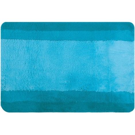 Tapis de bain Polyester BALANCE 70x120cm Bleu Turquoise Spirella (1/5)