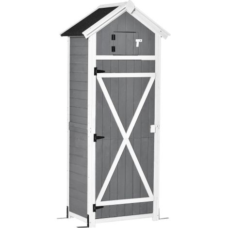 Meuble de jardin, Cabana de jardin, 78x52, 5x182cm, idéal pour arrumar ferramentas de jardin e equipada avec uma mesa pliable., gain de place, meuble extérieur, design moderne